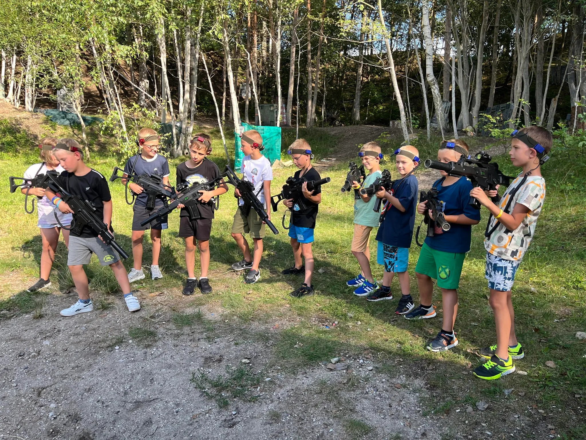 Rozgrywki w laser tag